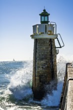 Lighthouse in Capbreton, Landes, Nouvelle-Aquitaine, France