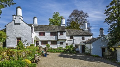 Townend house, National Trust, Troutbeck, Windermere, Lake District, Cumbria, England, United