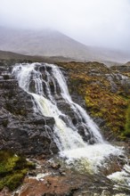 Glencoe Waterfall, Glencoe Valley, Argyll, Scotland, United Kingdom