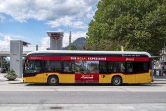 Postbus charging stations, Interlaken, Canton of Berne, Switzerland