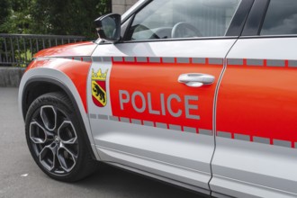Police car Police Cantonal Police Bern, Interlaken, Canton of Bern, Switzerland