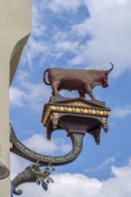 Figure of an ox, nose plate from the country inn Zum Ochsen, Biberach an der Riß,