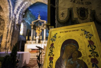 Interior view, Notre-Dame-du-Puy Cathedral, Grasse, Alpes Maritimes, Provence Alpes Cote d'Azur,