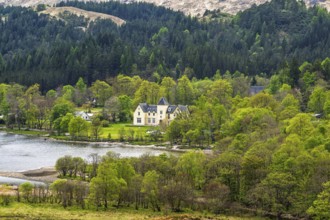 Loch Shiel, Glenfinnan Viaduct, River Finnan, West Highland, Scotland, United Kingdom