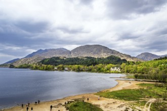 Loch Shiel, Glenfinnan Viaduct, River Finnan, West Highland, Scotland, United Kingdom