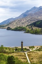 Glenfinnan Monument, Loch Shiel, Glenfinnan Viaduct, River Finnan, West Highland, Scotland, United