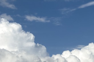 Large parts of cumulus clouds Cumulus clouds in front of blue sky, International