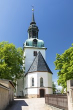Wiederau village church, Königshain-Wiederau, Central Saxony district, Saxony, Germany