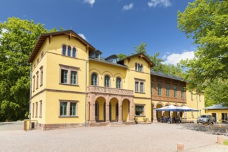 Historic Restaurant Waldschlößchen on the Rochlitzer Berg, Rochlitz, Saxony, Germany