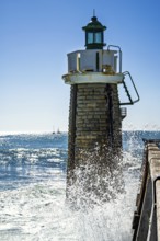Lighthouse in Capbreton, Landes, Nouvelle-Aquitaine, France