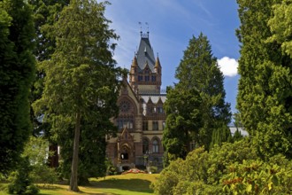 Drachenburg Castle, Siebengebirge, Königswinter, North Rhine-Westphalia, Germany