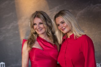 Frauke Ludowig with her daughter Nele Ludowig Roeffen at the Remus Lifestyle Night on the roof