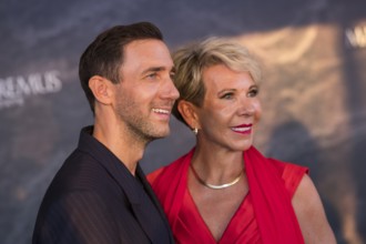 Marcel Remus with his mother Silke Remus at the Remus Lifestyle Night on the roof terrace of the