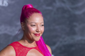 Djamila Celina (DJane) at the Remus Lifestyle Night on the roof terrace of the Pure Salt Hotel in