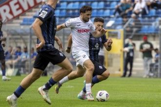 Football 3rd division, 2025/26 season, matchday 1: Waldhof Mannheim v SC Verl***On the ball: Berkan