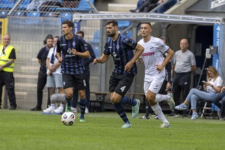 Football 3rd division, 2025/26 season, matchday 1: Waldhof Mannheim v SC Verl***On the ball: Tim