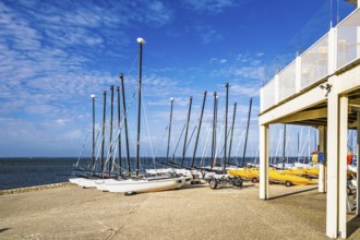 Marina and Beach in Arcachon, Gironde, France