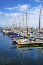 Marina and Beach in Arcachon, Gironde, France