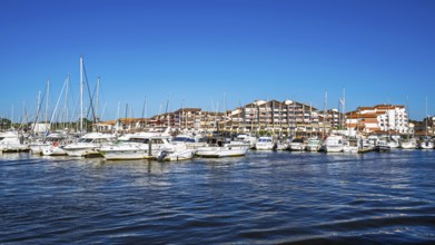 Marina in Capbreton, Landes, Nouvelle-Aquitaine, France
