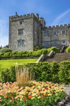 Sizergh Castle and gardens, Helsington, Cumbria, England, United Kingdom