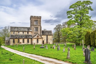 St Michael Church and Cemetery, Lowther Castle and Gardens, Lowther, Cumbria, England, United