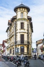 Beach and seaside in Saint-Jean-de-Luz, Nouvelle-Aquitaine, Pyrenees-Atlantiques, France