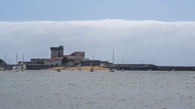 Seaside in Saint-Jean-de-Luz, Nouvelle-Aquitaine, Pyrenees-Atlantiques, France