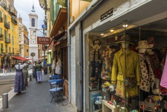 Alley in the old town, Nice, Alpes Maritimes, Provence Alpes Cote d'Azur, French Riviera, South of