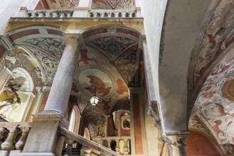 Interior view, Palais Lascaris, Old Town, Nice, Alpes Maritimes, Provence Alpes Cote d'Azur, French