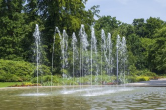 Niewels-Fontaine, Kaiser-Karls-Park, garden show, Bad Lippspringe, climatic health resort,