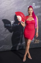 Djamila Celina (DJane) at the Remus Lifestyle Night on the roof terrace of the Pure Salt Hotel in