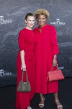 Annika Lau and Arabella Kiesbauer at the Remus Lifestyle Night on the roof terrace of the Pure Salt