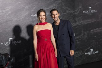 Hilary Swank and Marcel Remus at the Remus Lifestyle Night on the rooftop terrace of the Pure Salt