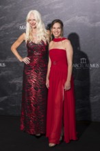 Claire Farwell and Hilary Swank at the Remus Lifestyle Night on the rooftop terrace of the Pure