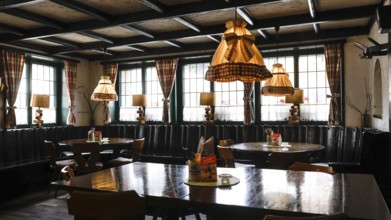 View into a Bavarian restaurant, Nesselwang, 30.07.2025