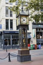 Steam clock in the Gastown neighbourhood, Vancouver, British Columbia, Canada