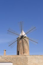Windmill, Algaida, Majorca, Balearic Islands, Spain