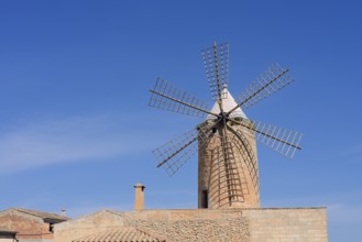 Windmill, Algaida, Majorca, Balearic Islands, Spain