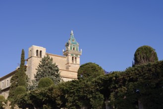Monastery church, Valldemossa Charterhouse, former monastery of the Carthusian Order, Valldemossa,