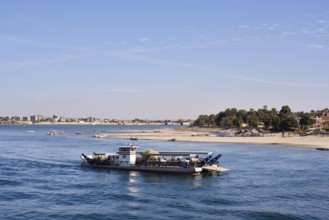 Ferry boat on the Nile, Kom Ombo, Egypt