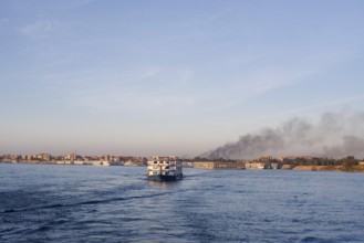 Nile cruise ship, Kom Ombo, Egypt