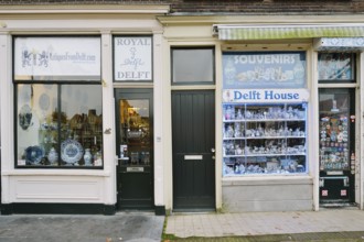 Delft porcelain shop, Delftware, Delft Blue, Delft, South Holland, Netherlands