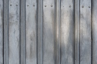 Detail of an old wooden door, background, texture, Münsterland, North Rhine-Westphalia, Germany