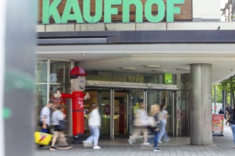 Galeria Kaufhof shop in the city centre of Mannheim