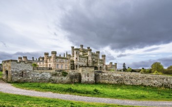Ruins of Lowther Castle and Gardens, Lowther, Cumbria, England, United Kingdom