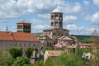 Issoire. Romanesque church Saint Austremoine, one of the five major Romanesque churches in