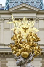 The Vienna Plague Column, a baroque monument commemorating the plague column epidemic of 1679 in