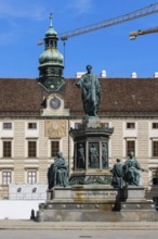 Emperor Franz Monument designed by Pompeo Marchesi in the inner courtyard of the Vienna Hofburg