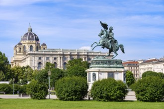 Archduke Karl Monument, equestrian statue by Anton Dominik Fernkorn in honour of Archduke Karl,