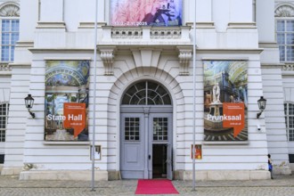 Austrian National Library on Josefsplatz in the Vienna Hofburg Imperial Palace, Vienna, Austria,